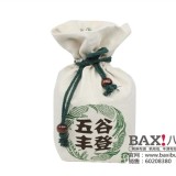 北京优质帆布五谷杂粮包装袋定做帆布五斤大米袋厂