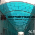 深圳龍崗平湖pc陽光板pc耐力板公交車站車棚雨棚頂棚建材