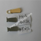 广州制作箱包上标牌，铝标牌定制，皮包上金属吊牌，拉链牌制作