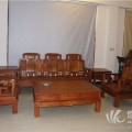 新中式家具，古典家具沙发，八宝祥和沙发6件套，红木价格，红木图片，缅甸花梨家具