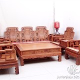 东阳红木家具，缅甸花梨木，红酸枝沙发，八宝祥和沙发10件套