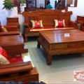 东阳雅典红木家具缅甸花梨的福临门沙发