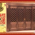 推拉铜门、中式风格铜门、定做铜门、铜门厂周氏门业直销LN-新款