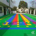 幼儿园优质环保悬浮式拼装地板专业生产安装