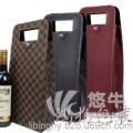 皮质手提袋|红酒手提袋|皮手提袋厂家|红酒手袋|葡萄酒手提皮袋包装