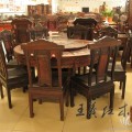 缅甸花梨木木家具坚固耐用的花梨木餐桌王义红木餐桌家具