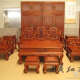 中式风格做工精细价格低特价销售缅甸花梨沙发木王义红木