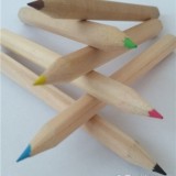 威圣迷你6色彩色铅笔/原木色彩色铅笔/绘画用笔