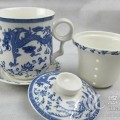 珠海青花瓷茶漏杯