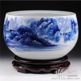 景德镇陶瓷鱼缸水缸