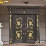 上海定制铜门,仿古铜