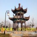 中国古典园林六角凉亭