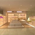 店铺装修家纺展柜制作