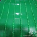 PVC绿色加导条防跑偏工业输送带
