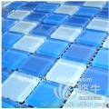 游泳池瓷砖 蓝色水晶玻璃马赛克