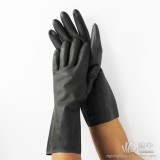 黑色 防强酸 耐强碱 抗化学手套