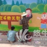 云南幼儿园墙体彩绘壁画手绘墙装饰