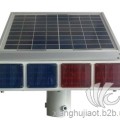 厂家直销四面太阳能爆闪灯分体式红蓝警示灯太阳能短排警示灯价格