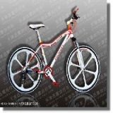 特价优惠法拉利山地车自行车喜玛诺24、27速一体轮R胶涂装