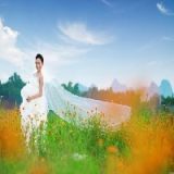 桂林小麦摄影分享七种适合不同身材的新娘婚纱选择