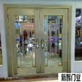 玻璃铜门