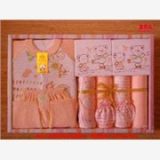 王贝儿婴儿装礼盒 竹纤维件六件套