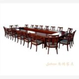 重庆厂家定做大型实木会议桌 重庆高档会议桌