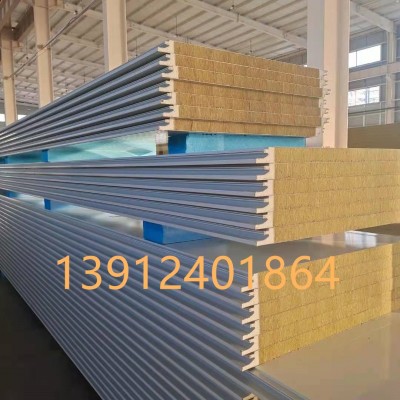 广西南宁工厂出售 硬质聚氨酯发泡岩棉板 冷库板 彩钢岩棉板