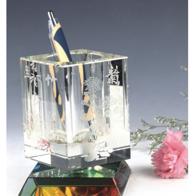 水晶办公礼品,水晶烟缸,水晶笔筒,水晶钟表,水晶礼品图1